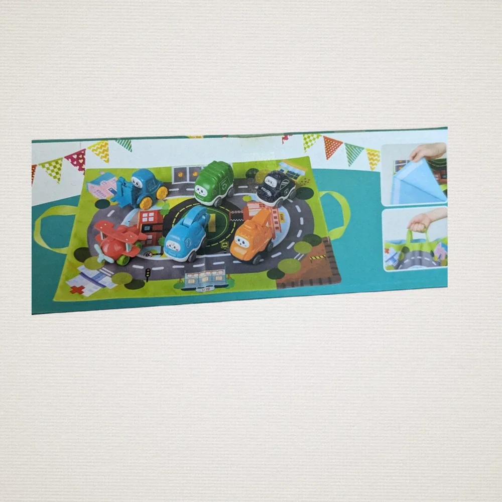 Baby Truck Car Toy and Playmat Storage Bag(6 Sets) - Baby Toys 12-18 Months